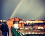 Ostadarra miresten #ostadarra #arcoiris #rainbow #Ibaibe #Beurko #Barakaldo #admirando #paseo #invierno #negua #winter #rayosdesol #eguzkiIzpiak – Instagram