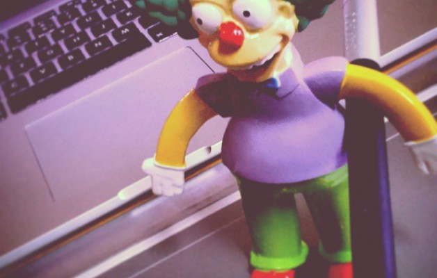 #Diseñar está bien, pero diseñar con #Krusty no tiene precio,